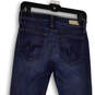 Womens Blue Denim Medium Wash Distressed Skinny Leg Ankle Jeans Size 26 R image number 4