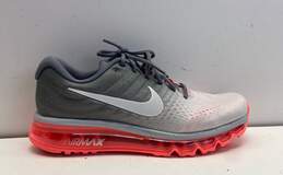 Nike Air Max 2017 Pure Platinum Hot Lava Athletic Shoes Women's Size 9.5