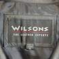 Wilsons Women's Black Leather Jacket SZ XL image number 2