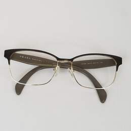 Prada Eyewear Retro Eyeglasses Taupe