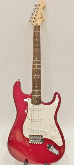 Squier by Fender Affinity Series Strat Red 6-String Electric Guitar w/ Gig Bag