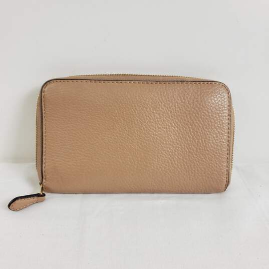 Coach Tan Beige Coin Purse Wallet image number 2
