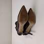 Michael Kors Women's Brown Leather Side Zip Buckle Accent High Heel Booties Size 8M image number 4