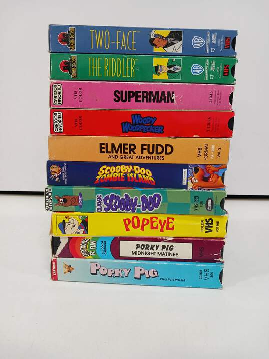 Vintage Bundle of Ten Assorted Cartoon Episodes on VHS image number 4