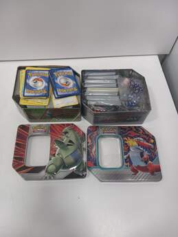 9.1lbs Bundle of Assorted of Pokemon Cards In Tins & Other Merchandise alternative image