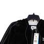 NWT Womens Black Logo Long Sleeve Pockets Full-Zip Hoodie Size X-Large image number 3