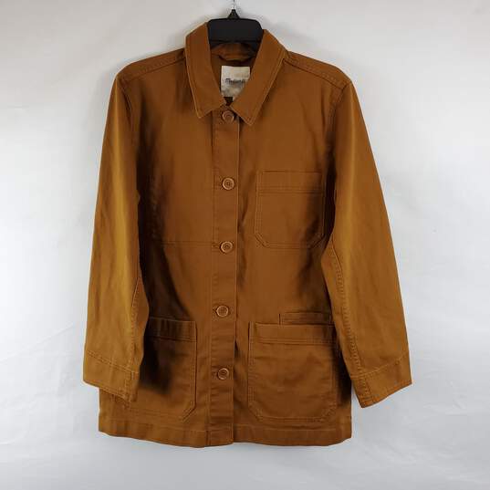 Madewell Women Brown Jacket M image number 1