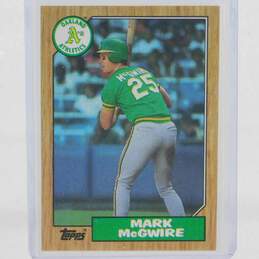 1987 Mark McGwire Topps Rookie Oakland A's