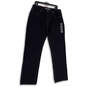 NWT Mens Blue Denim Dark Wash Pockets Straight Leg Jeans Size 35/34 image number 1