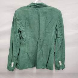 346 Brooks Brothers WM's 100% Linen Verde Green Blazer Size 2 alternative image