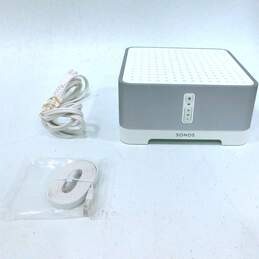 Sonos Brand CONNECT:AMP Model White Wireless Home Audio Amplifier w/ Box, Cables