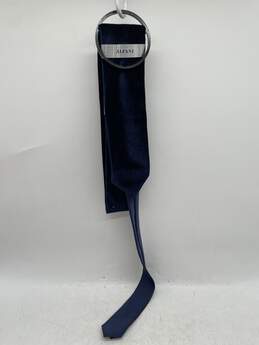Mens Blue Cameo Velvet Adjustable Long Formal Dress Neck Tie T-0552103-P