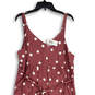 NWT Womens Purple Polka Dot Adjustable Strap One-Piece Jumpsuit Size 2 image number 4