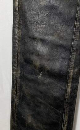Dsquared2 Black Leather Pants - Size 46 alternative image