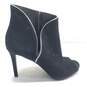 Michael Kors Suede Ankle Bootie Heel Black 11 image number 1