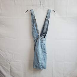 BDG Light Blue Cotton Skirt Overalls WM Size 8 NWT alternative image