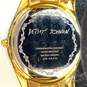 Designer Betsey Johnson BJ4192 Gold-Tone Stainless Steel Crystal Wristwatch 10g image number 4