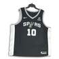 Nike Mens Black San Antonio Spurs DeMar DeRozan #10 NBA Swingman Jersey Size 3XL image number 1