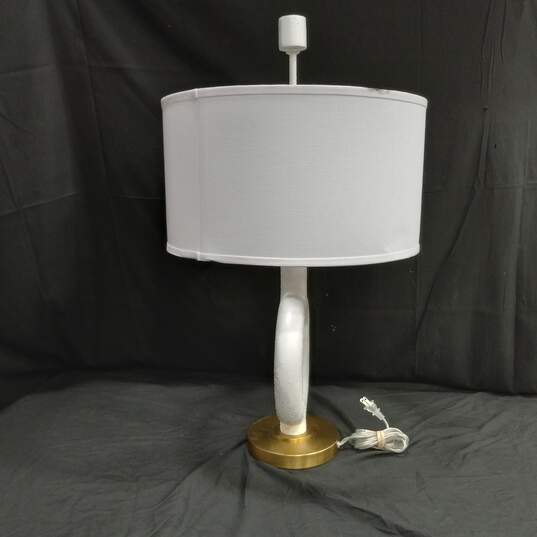 Pacific Coast Lighting - Athena Open Circle Modern Table Lamp - White image number 4