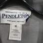 Pendleton Gray Long Sleeve Button Up Shirt Size 16 image number 3