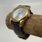 Designer Invicta Black Leather Strap Analog Round Dial Quartz Wristwatch image number 1