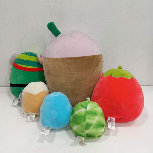 6PC Kelly Toys Squishmallows Assorted Sized Stuffed Bundle image number 2