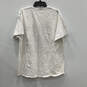 Mens White Brown Crew Neck Short Sleeve Pullover T-Shirt Size O/S image number 2