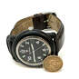 Designer Victorinox Swiss Army Silver-Tone Round Dial Analog Wristwatch image number 2