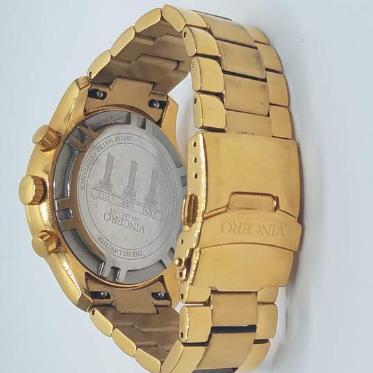 Vincero The Bellwether Gold Tone Chronograph Watch image number 7