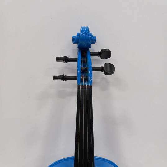 Mendini By Cecilio MV-Blue Violin In Case image number 3