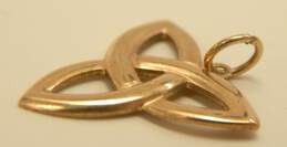 9K Yellow Gold Celtic Knot Charm/Pendant 0.9g alternative image