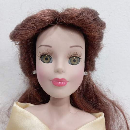 Disney Belle Porcelain Doll w/Dress image number 4