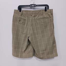 Nike Golf Men's Tan Plaid Golf Shorts Size 34/M alternative image
