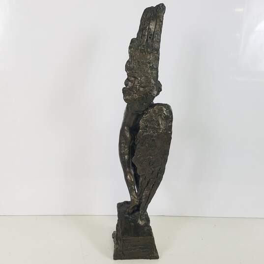 Icarus Bronze Sculpture / Art Deco Greek Mythology Statue image number 3