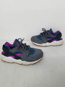 Nike Air Huarache Run Grey Women's Shoes  - Size 8