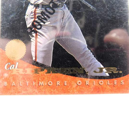 01994 HOF Cal Ripken Jr Leaf Promotional Sample Baltimore Orioles image number 3