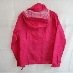 Columbia Full Zip Up Pink Nylon Hooded Outdoor Jacket Size M alternative image