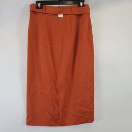 Express Women Rust Skirt Sz 4 NWT alternative image