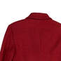 NWT Womens Red Notch Lapel Flap Pocket Long Sleeve Three Button Blazer Sz 8 image number 4