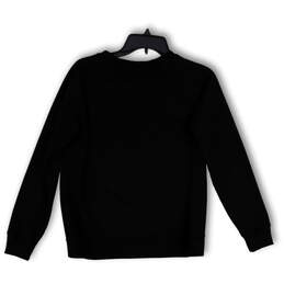 NWT Womens Black Stretch Crew Neck Long Sleeve Pullover Sweatshirt Size S alternative image