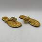 Tory Burch Womens Miller Yellow White Floral Slip-On Thong Sandals Size 8.5 image number 2