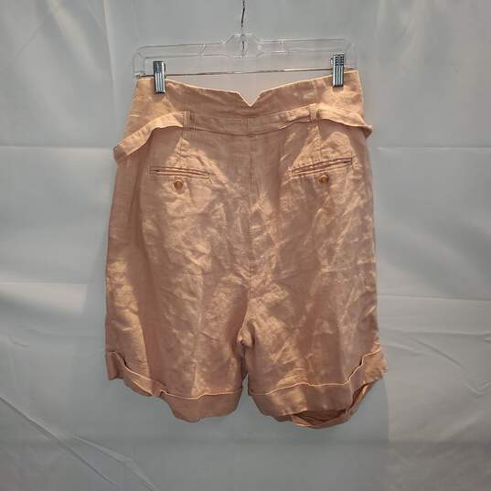 Toffs Pink Linen Shorts Size 13/14 image number 2