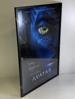 Avatar Movie Signed Poster by Zoe Saldana Signed. 2009 Framed alternative image