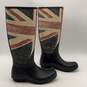 Hunter Womens Blue Original Union Jack Pull On Rain Boots Size 5 image number 3