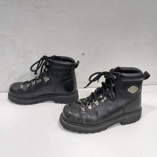 Harley-Davidson Women's Black Boots Size 6 image number 2