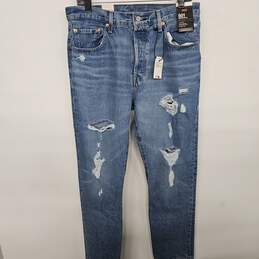 Levi's 501 Original Fit Button Fly Blue Jeans