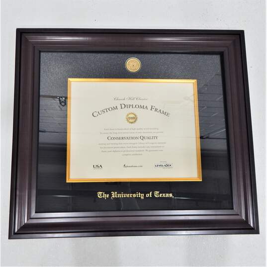University of Texas Church Hill Classics Custom Diploma Frame image number 1