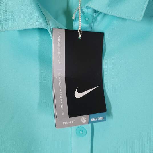 NWT Womens Regular Fit Sleeveless Collared Activewear Golf Polo Shirt Size 2XL image number 3