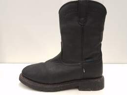 Ariat Men's Black Leather Waterproof Work Boots Sz. 9 alternative image