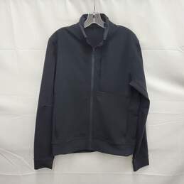 Lululemon Men's Athletica Black Polyester Blend Full Zip Jacket Size S